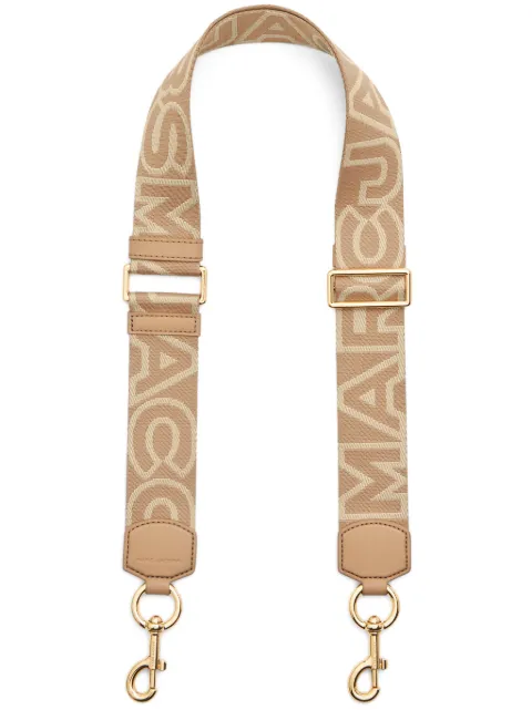 Marc Jacobs The Outline Logo webbing strap Neutrals 2S3SST001S02230