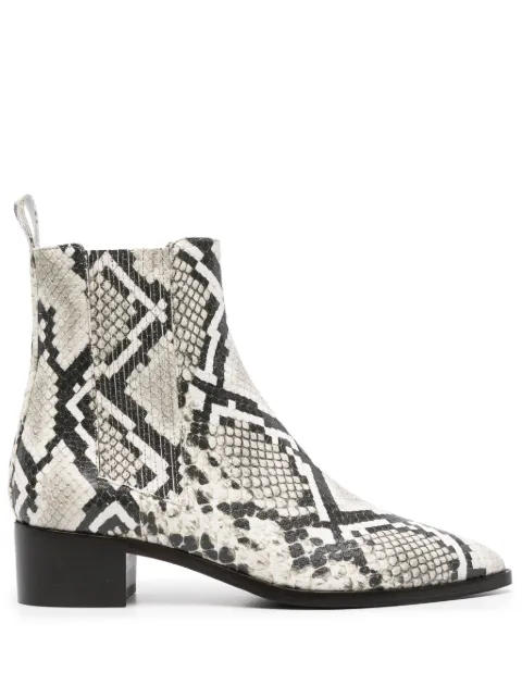 Scarosso Olivia 40mm snakeskin-effect boots Neutrals OLIVIACHEL