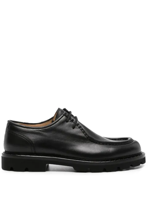 Scarosso Damiano leather derby shoes Black DAMIANODERB