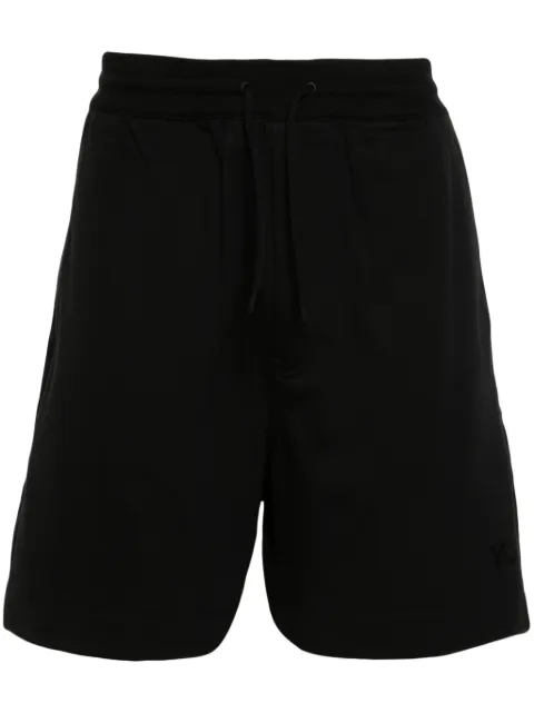 Y-3 logo-print track shorts Black IV5576