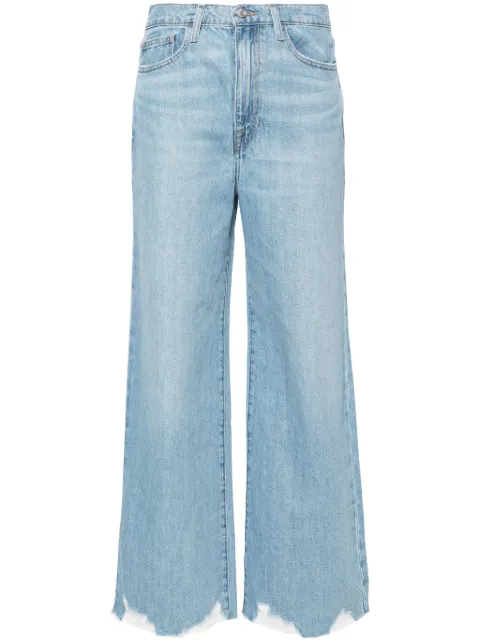 FRAME Le Jane high-rise wide-leg jeans Blue LJNWCRF510