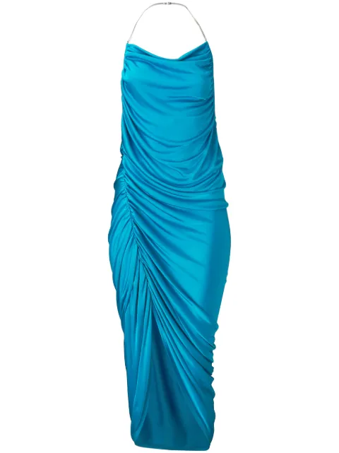 Marc Jacobs draped midi dress Blue 2S4RDR007W02484
