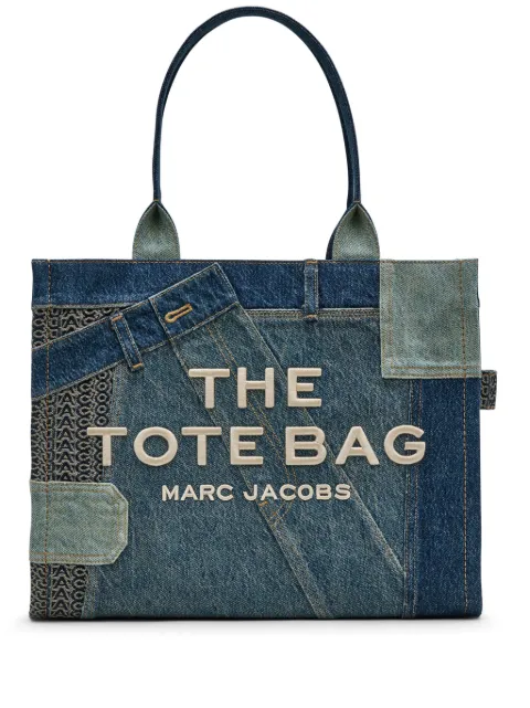Marc Jacobs The Large Deconstructed Denim Tote bag Blue 2S4HTT089H03404