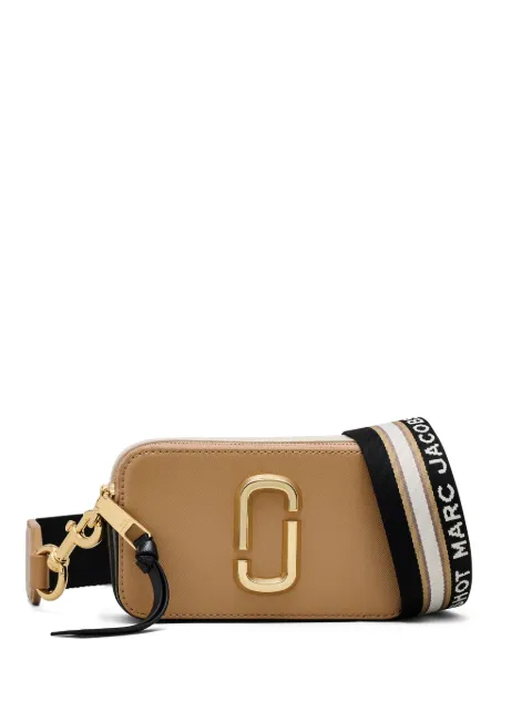Marc Jacobs The Snapshot logo-plaque satchel Brown 2S3HCR500H03233