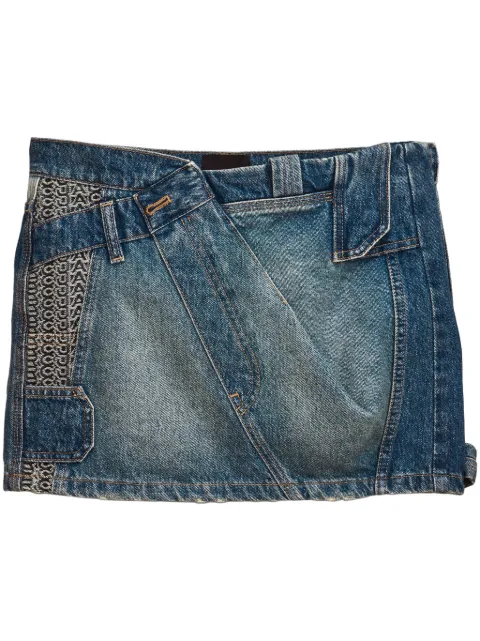 Marc Jacobs patchwork denim miniskirt Blue 2S4RSK010D04404