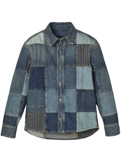 Marc Jacobs patchwork denim shirt Blue 2S4RTP004D04404