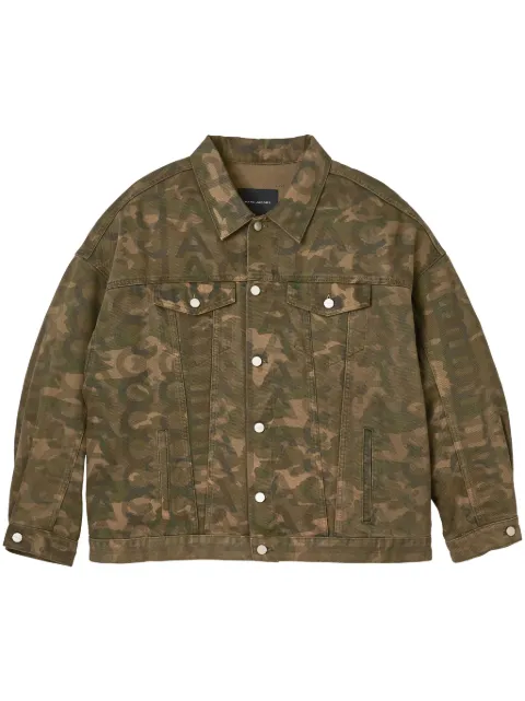 Marc Jacobs camouflage-print denim trucker jacket Green 2S4RJC005D07304