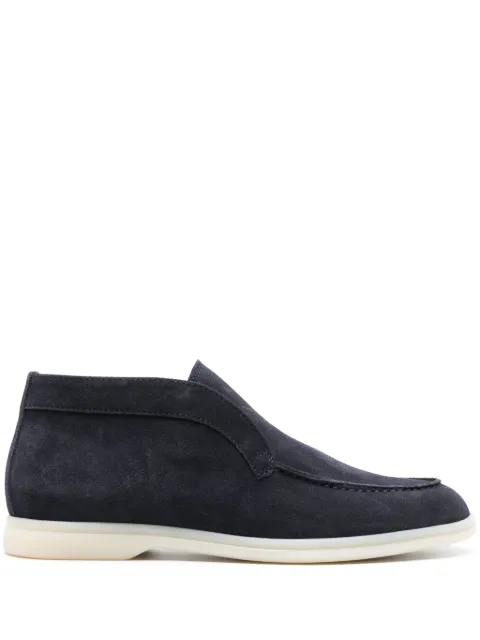 Scarosso Leonarda suede ankle boots Blue LEONARDAANKLBLUSUED