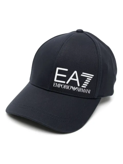 Ea7 Emporio Armani logo-print baseball cap Blue 247088CC010