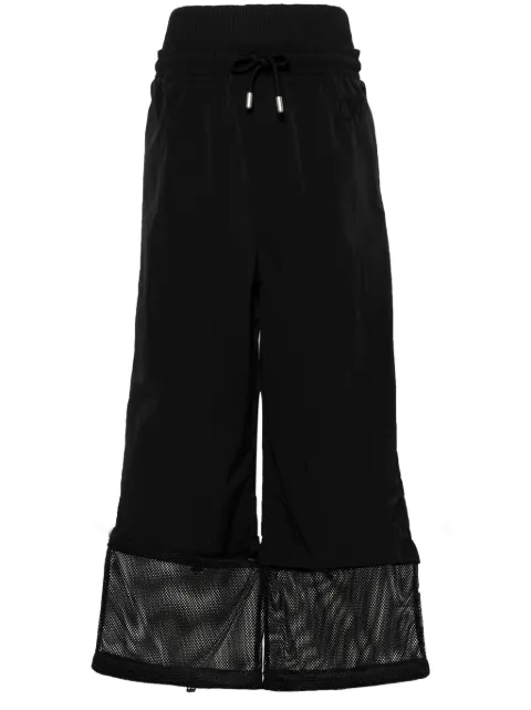 Off-White high-waist wide-leg trousers Black OWVG073S24FAB0011010