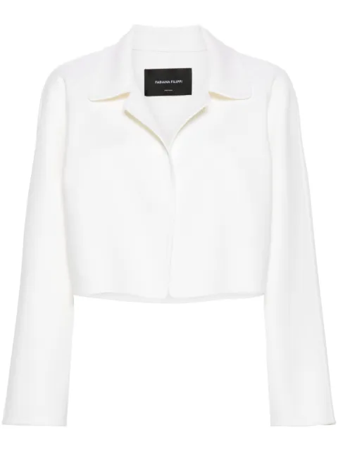 Fabiana Filippi felted cropped jacket Neutrals CTD264F191D6320000