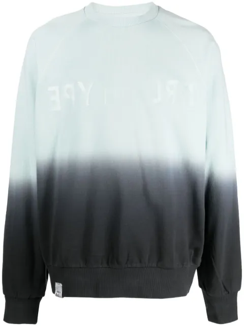 izzue logo-patch cotton sweatshirt Blue N3100S4