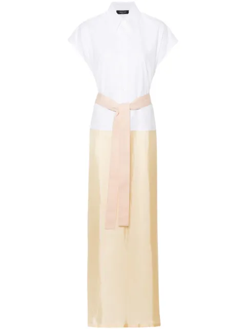 Fabiana Filippi colourblock maxi dress White ABD264F130I8800000