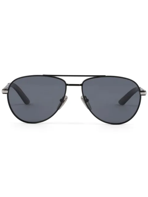 Prada Eyewear pilot-frame sunglasses Black SPRA54C60F1BO