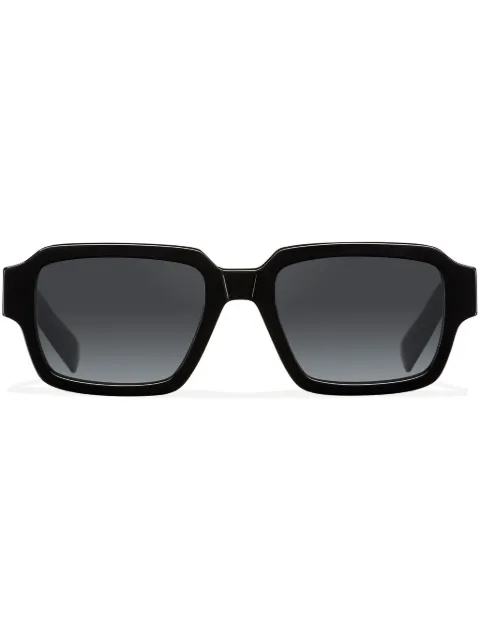 Prada logo-detail rectangle-frame sunglasses Black SPR02ZC52E1AB