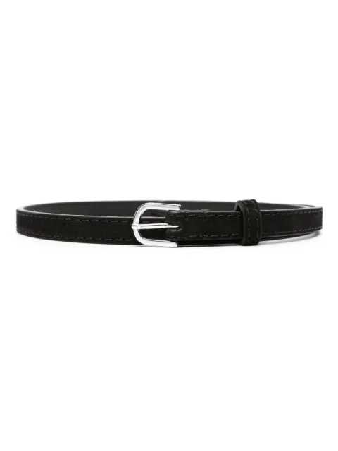 TOTEME Thin suede belt Brown 234WLGBT212LE0004040