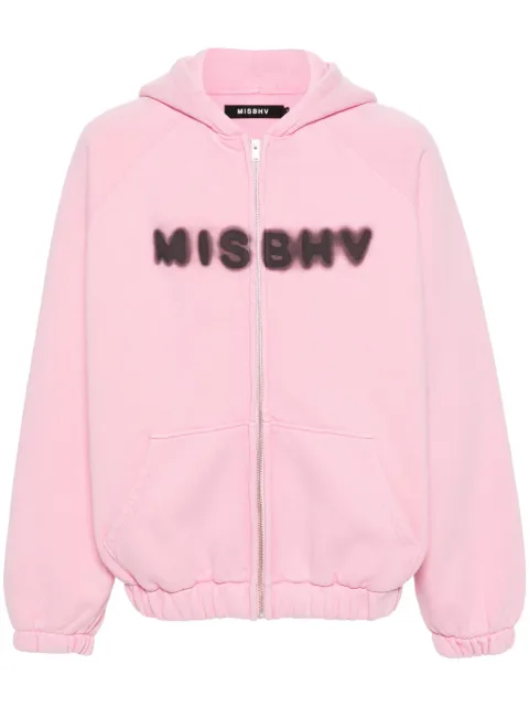 MISBHV logo-print cotton hoodie Pink 240M221