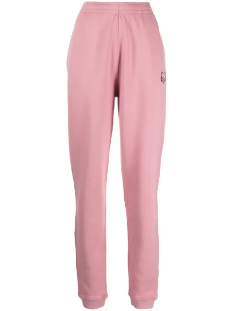 Maison Kitsuné Bold Fox Head track pants Pink MW01111KM0307P625