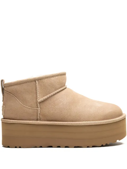 UGG Classic Ultra Mini platform boots Neutrals 1135092