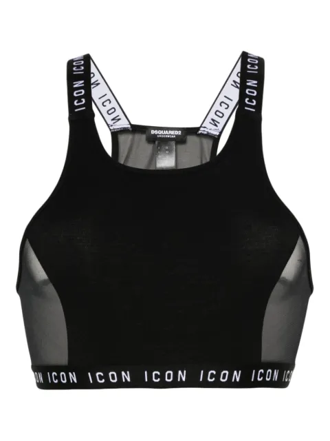 DSQUARED2 Be Icon sports bra Black D8RG85540ISA01