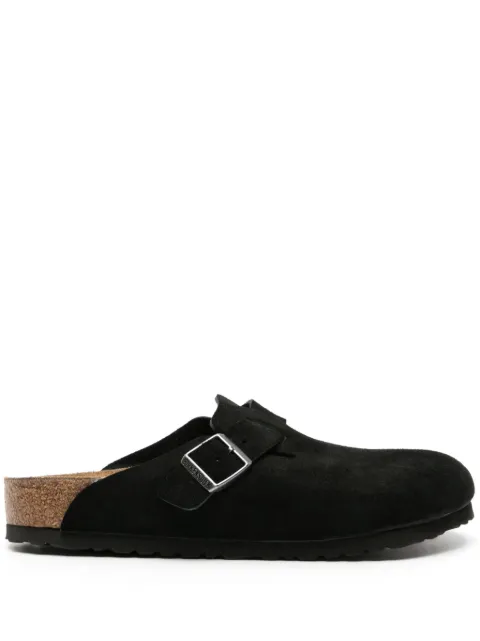 Birkenstock Boston suede slippers Black 1027142