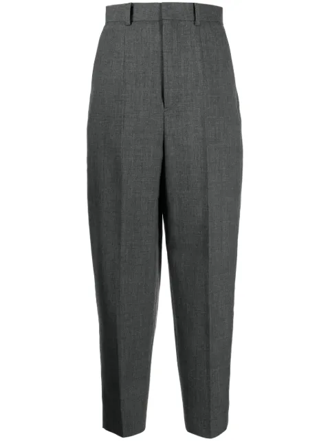 Enföld pressed-crease wool tailored trousers Grey 300HS2310440