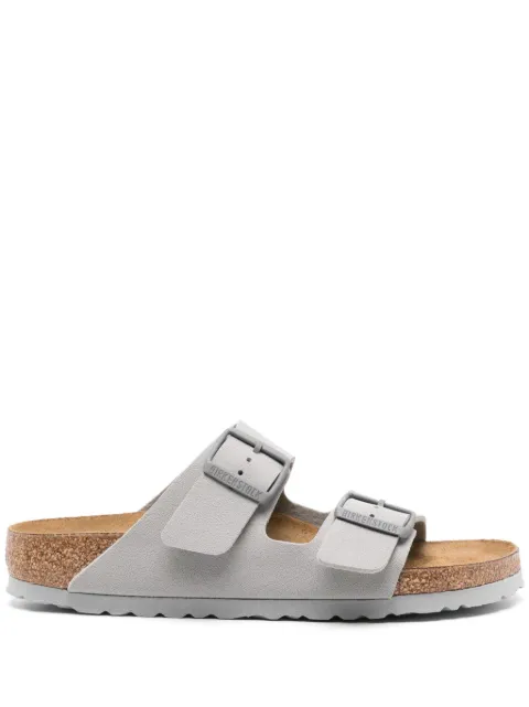 Birkenstock Arizona leather flat sandals Grey 1027696