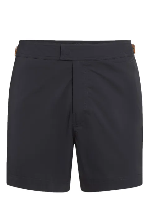 Zegna 232 Road Brand Mark swim shorts Black N7B54240