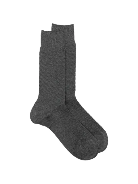 Zegna Grey Cotton Blend Socks N5V40651