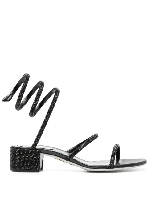 René Caovilla Cleo embellished sandals Black C12037040R001V050