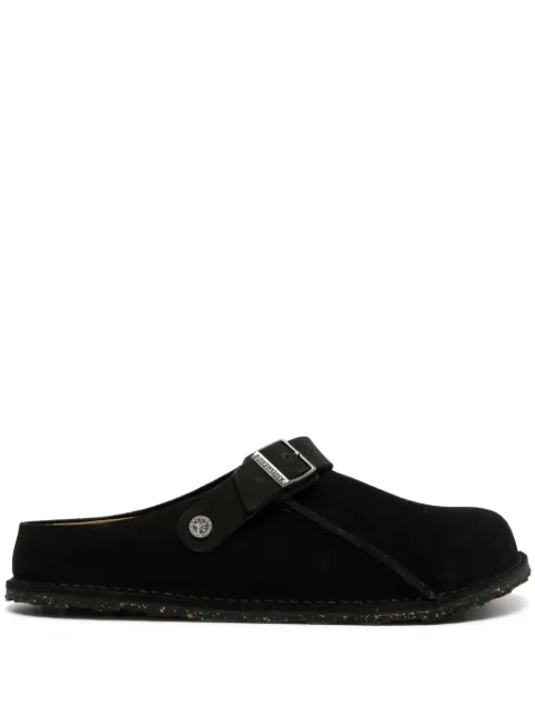 Birkenstock Lutry Premium suede slippers Black 1025323