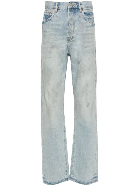 Purple Brand P011 mid-rise straight-leg jeans Blue P011MCDL124