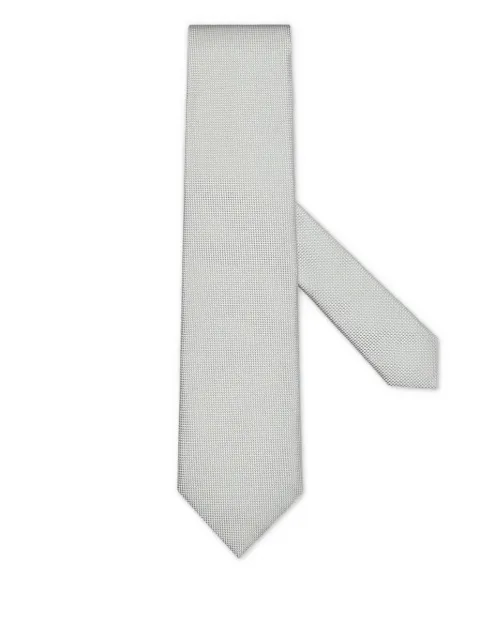 Zegna textured tie Grey E8D61TA71P8