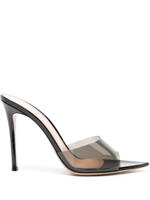 Gianvito Rossi Elle transparent sandals Black G1190015RICGSV