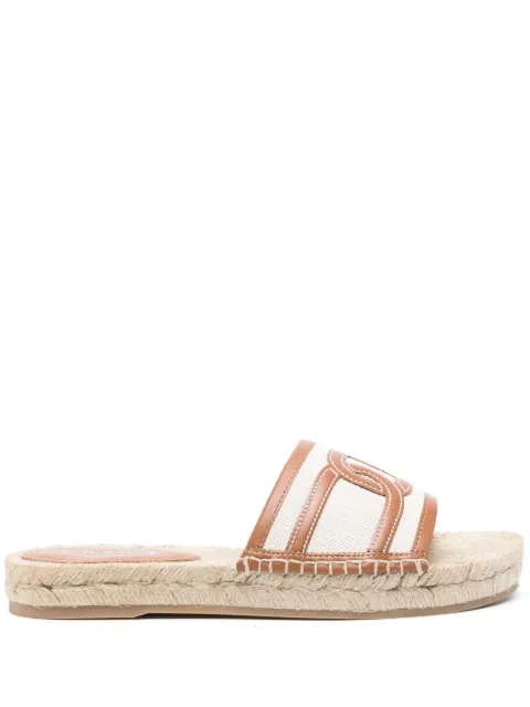 Tod's Catena logo-embroidered espadrilles Neutrals XXW09L0ID70O6N