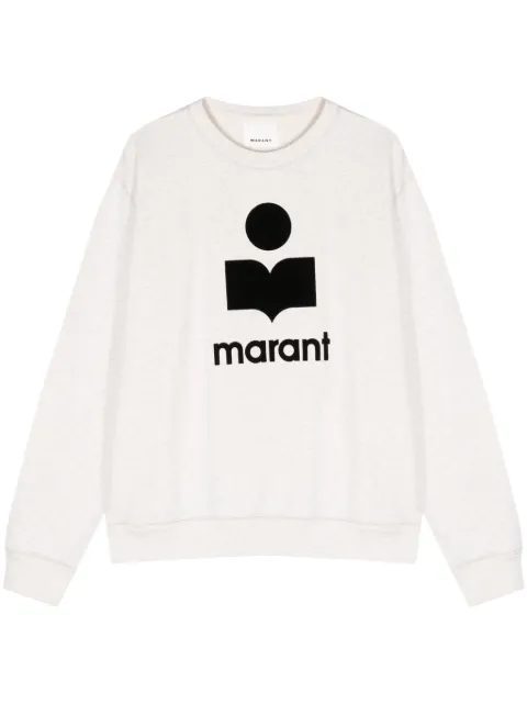 MARANT Mikoy logo-print sweatshirt Neutrals SW0029HAB1M18H