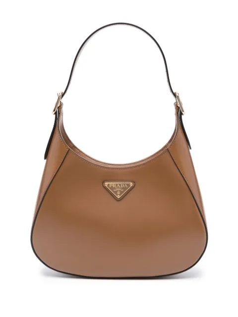 Prada leather shoulder bag Brown 1BC179VOOO2A3A