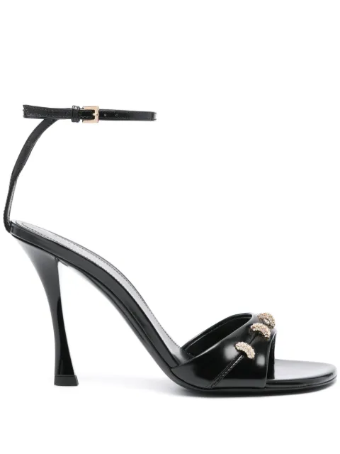 Givenchy 100mm crystal-embellished sandals Black BE308JE20X