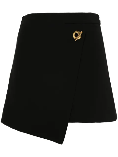 Moschino logo-engraved skorts Black J03050524
