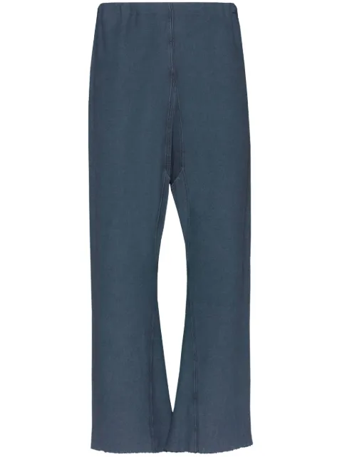 Maison Margiela wide-leg cotton track pants Blue S50KA0648S25570
