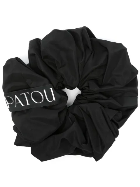Patou large Patou faille scrunchie Black AC0590011999B