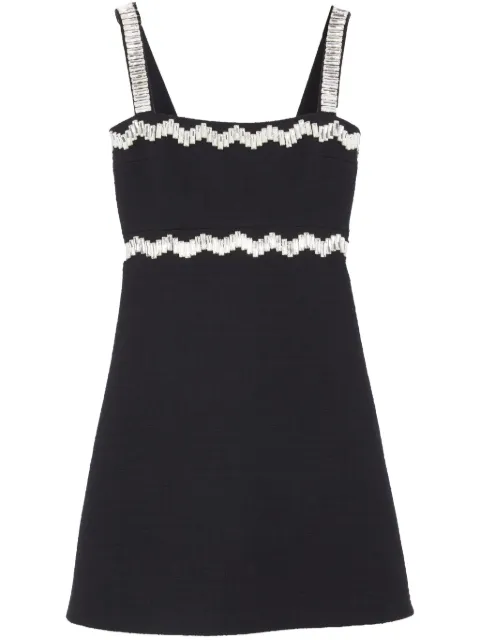 Patou crystal-embellished dress Black DR1380177999B