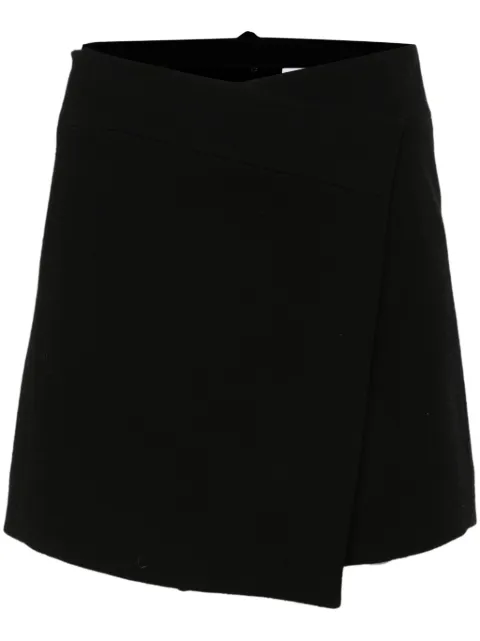 Patou wraparound mini skirt Black SK0630169