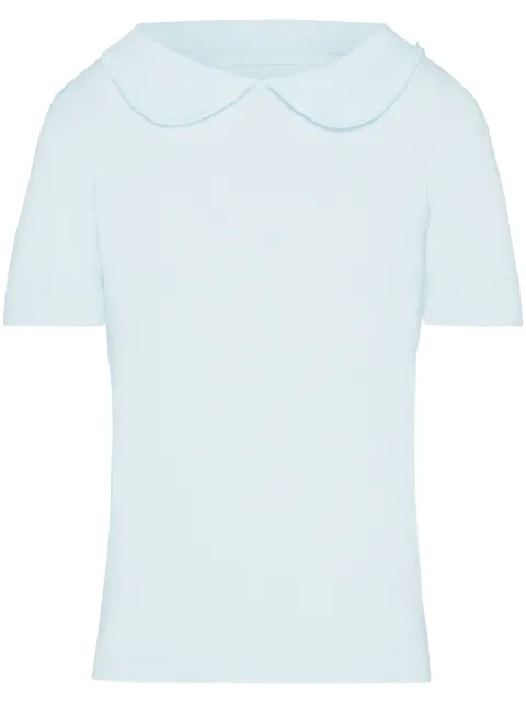 Maison Margiela wool-cashmere blend top Blue S51HL0006S18394