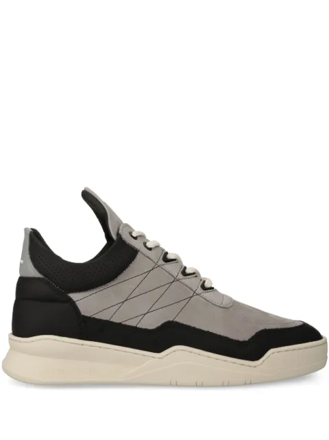 Filling Pieces logo-embroidered sneakers Grey 10127681878