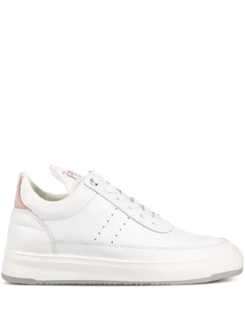 Filling Pieces leather low-top sneakers White 10127792081