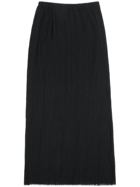 MM6 Maison Margiela pleated maxi skirt Black S52MI0009S78565