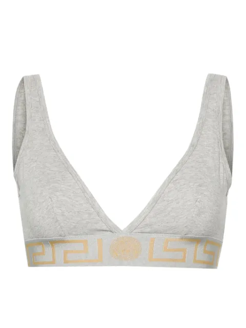 Versace Greca-underband triangle bra Grey AUD010471A09500