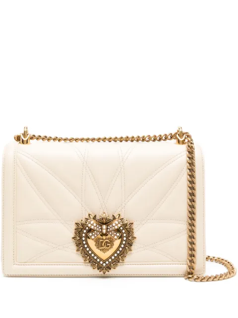 Dolce & Gabbana large Devotion shoulder bag Neutrals BB7100AW437
