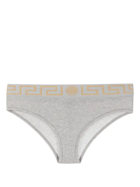Versace Medusa-jacquard jersey briefs Grey 10013811A09500